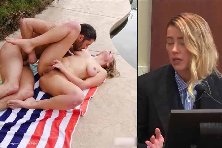 Amber Heard Deepfake Split Screen