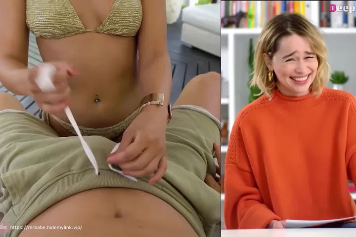 Emilia Clarke Cherry Kiss Lifeselector Split Screen