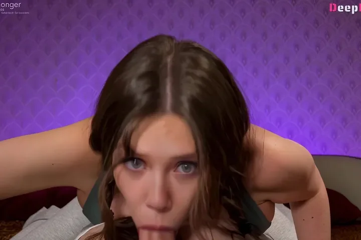 Elizabeth Olsen Deepfake [Luxury Girl] POV Blowjob