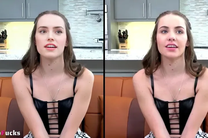 Daisy Ridley vs Naomi Blue [CastingCouchX] Comparison