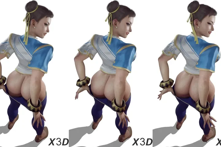 Chun Li Ass Shake [2023] [x3d]