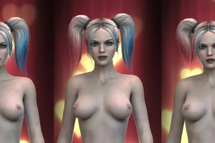 Harley Quinn Model Walk 3 Slowmo X3 Zoom_enhanced